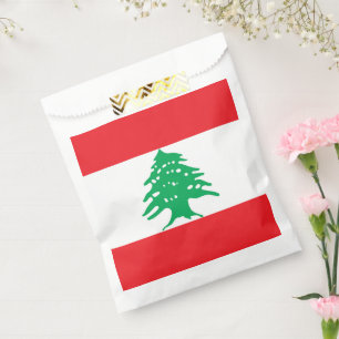 Bolsa De Papel bandera de Líbano