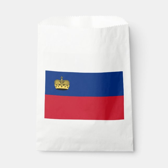 Bolsa De Papel Bandera de Liechtenstein (Anverso)