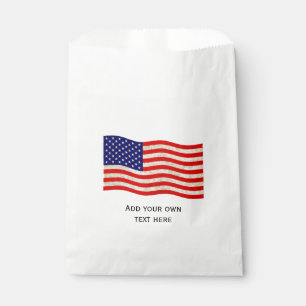 Bolsa De Papel Bandera de los Estados Unidos de América - sucios