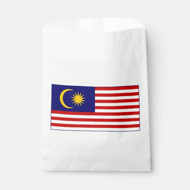 Bolsa De Papel Bandera de Malasia (Anverso)
