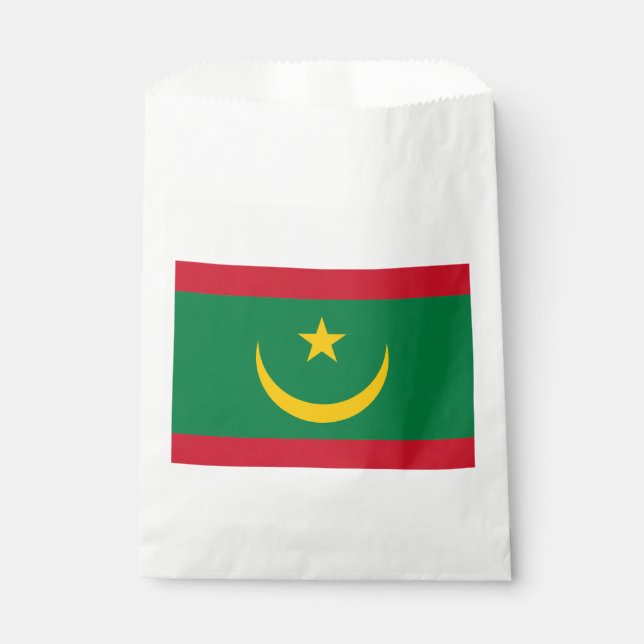 Bolsa De Papel Bandera de Mauritania (Anverso)