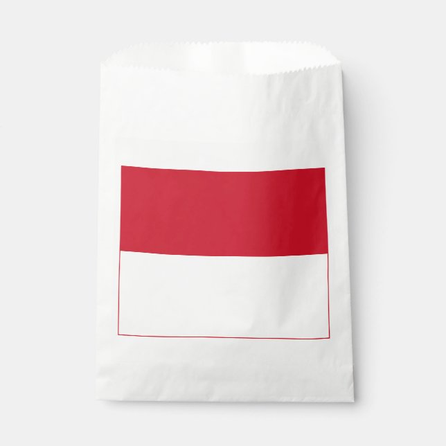 Bolsa De Papel Bandera de Mónaco (Anverso)