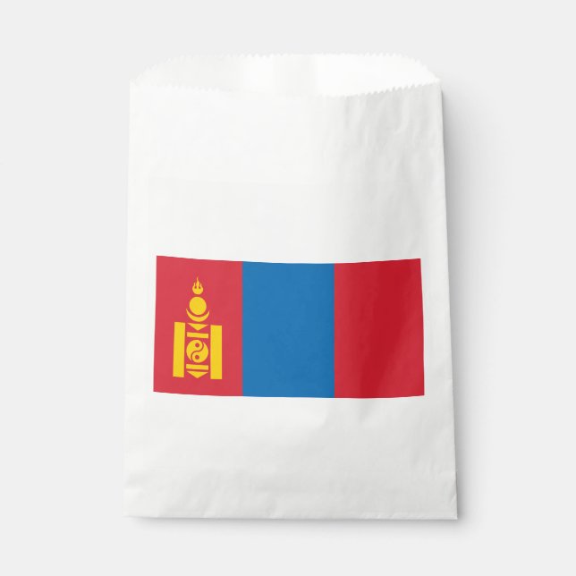 Bolsa De Papel Bandera de Mongolia (Anverso)