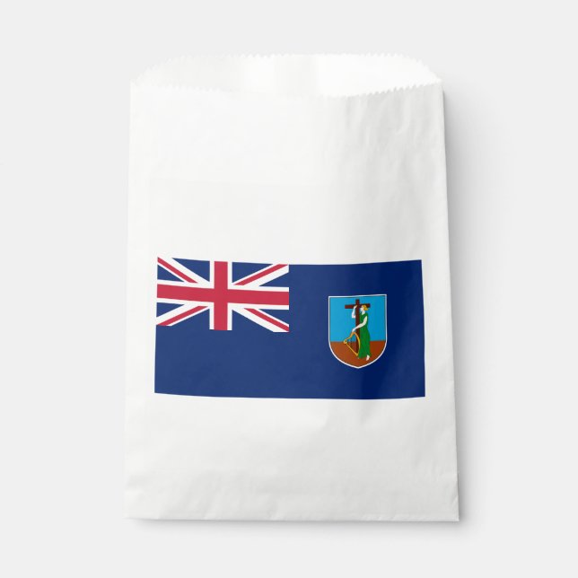 Bolsa De Papel Bandera de Montserrat (Anverso)
