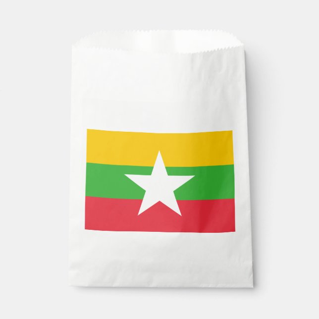 Bolsa De Papel Bandera de Myanmar (Anverso)