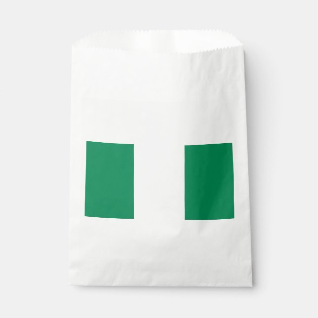 Bolsa De Papel Bandera de Nigeria (Anverso)