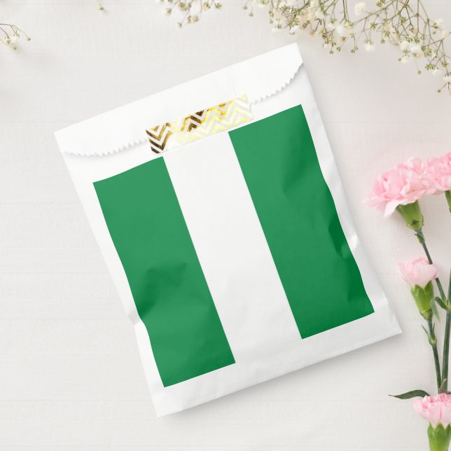 Bolsa De Papel Bandera de Nigeria (Sellado)