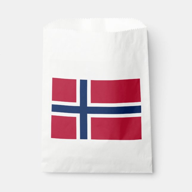 Bolsa De Papel Bandera de Noruega (Anverso)