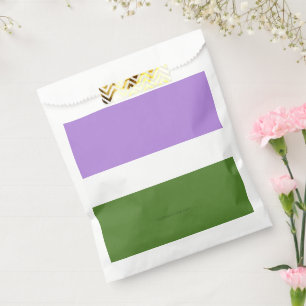 Bolsa De Papel Bandera de orgullo genderqueer de SlipperyJoe lava