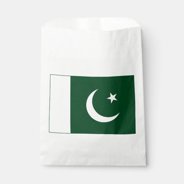 Bolsa De Papel Bandera de Pakistán (Anverso)