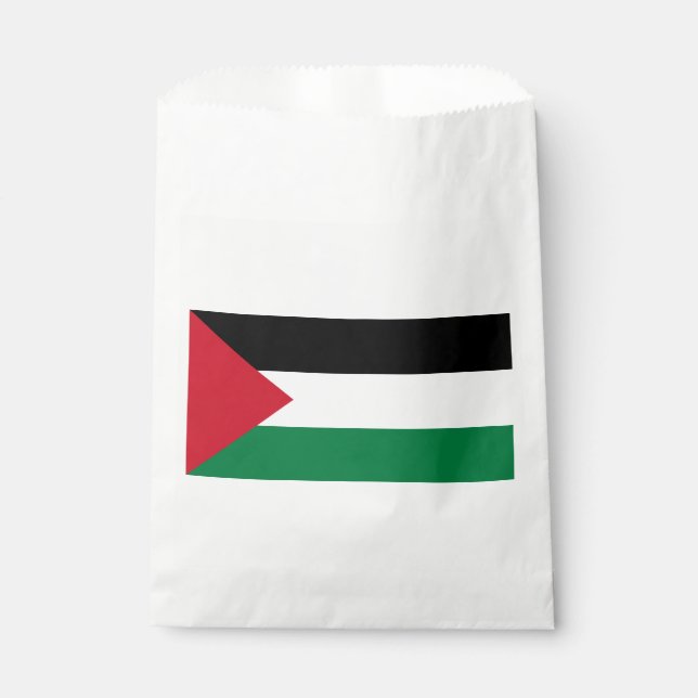 Bolsa De Papel Bandera de Palestina (Anverso)