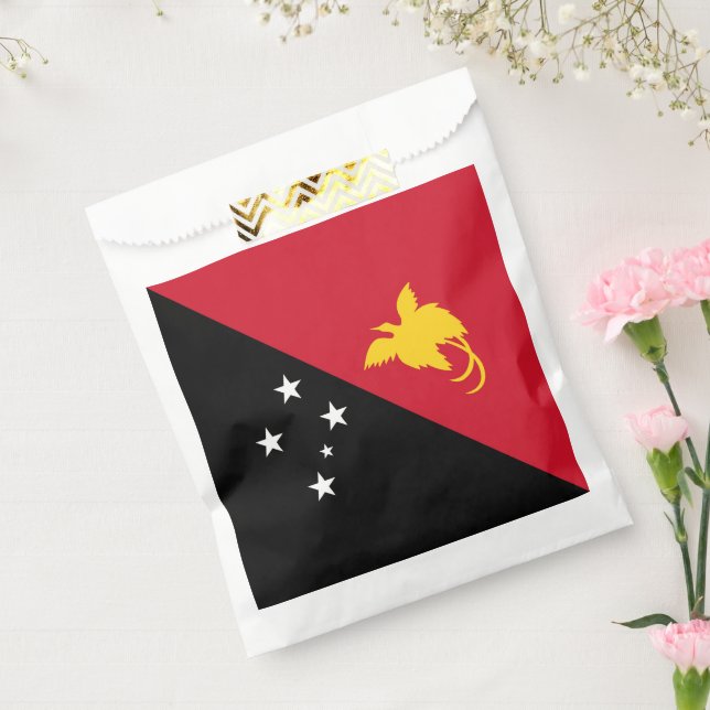 Bolsa De Papel Bandera de Papúa Nueva Guinea (Sellado)