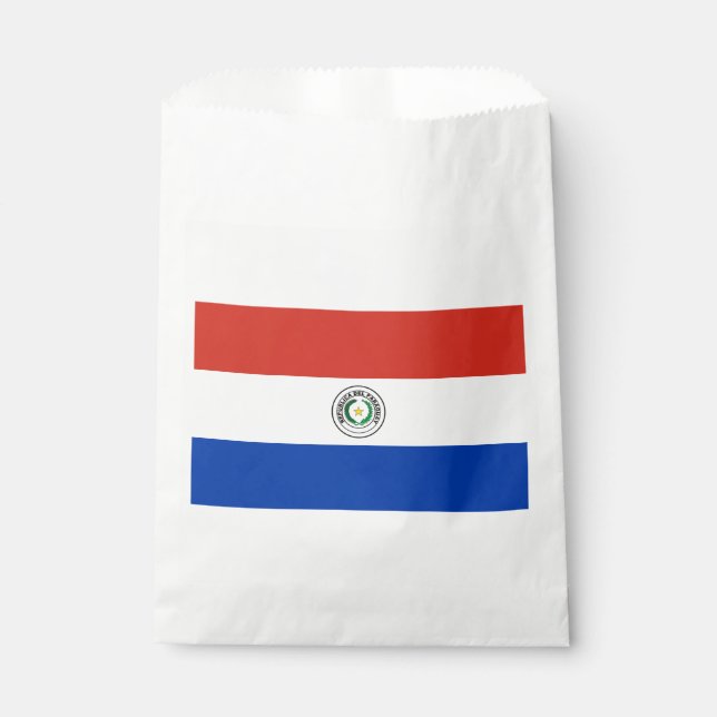 Bolsa De Papel Bandera de Paraguay (Anverso)