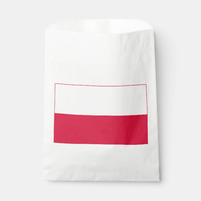 Bolsa De Papel Bandera de Polonia (Anverso)