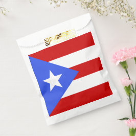 Bolsa De Papel Bandera de Puerto Rico