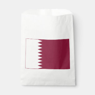 Bolsa De Papel Bandera de Qatar