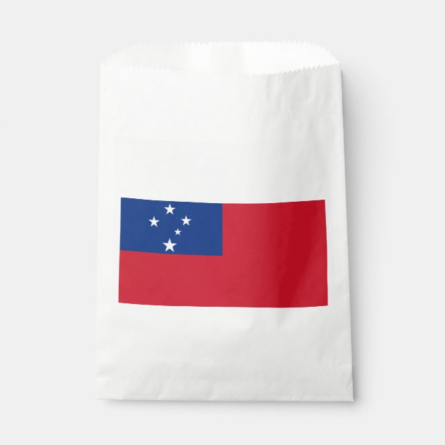Bolsa De Papel Bandera de Samoa (Anverso)