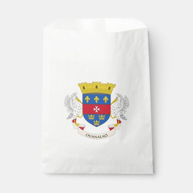Bolsa De Papel Bandera de San Bartolomé (Anverso)