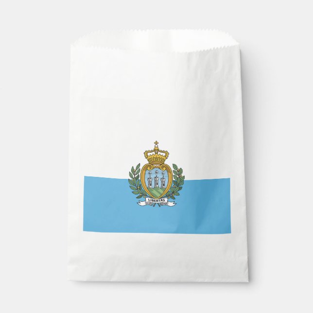 Bolsa De Papel Bandera de San Marino (Anverso)