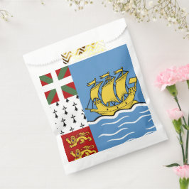 Bolsa De Papel Bandera de San Pedro y Miquelón