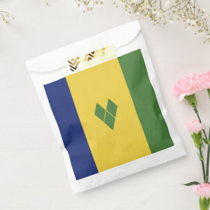 Bolsa De Papel Bandera de San Vicente y las Granadinas