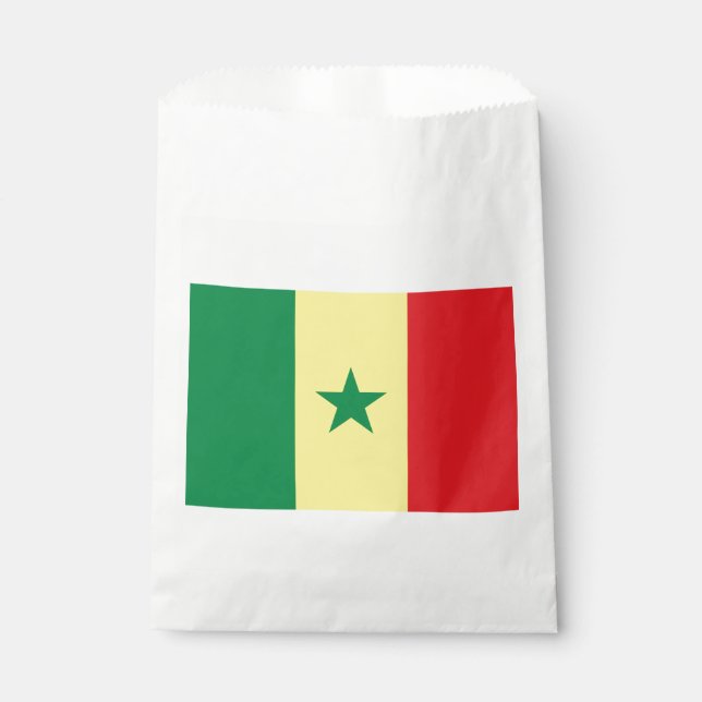 Bolsa De Papel Bandera de Senegal (Anverso)