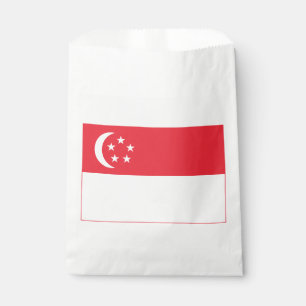 Bolsa De Papel Bandera de Singapur