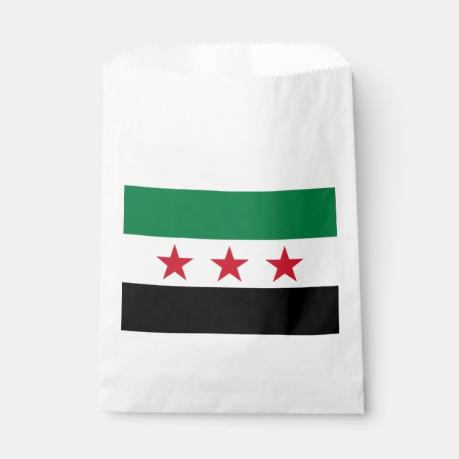 Bolsa De Papel Bandera de Siria (Anverso)