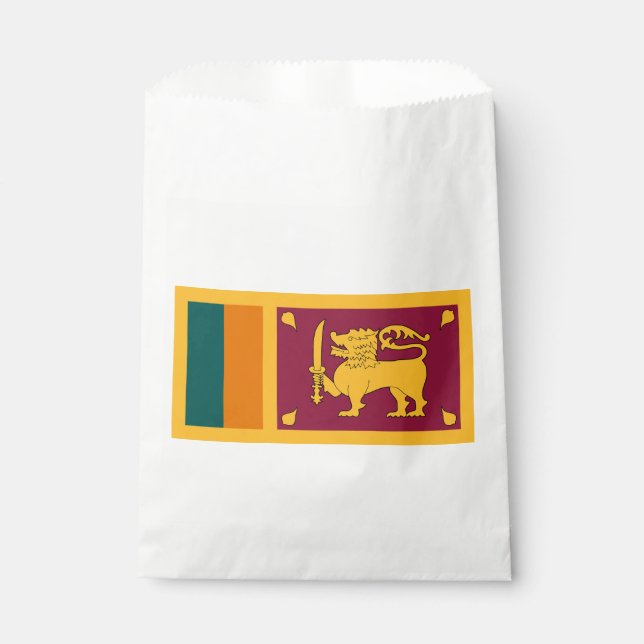 Bolsa De Papel Bandera de Sri Lanka (Anverso)