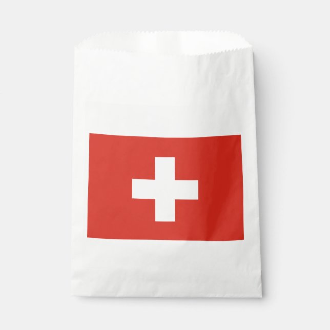 Bolsa De Papel Bandera de Suiza (Anverso)
