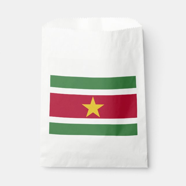 Bolsa De Papel Bandera de Surinam (Anverso)