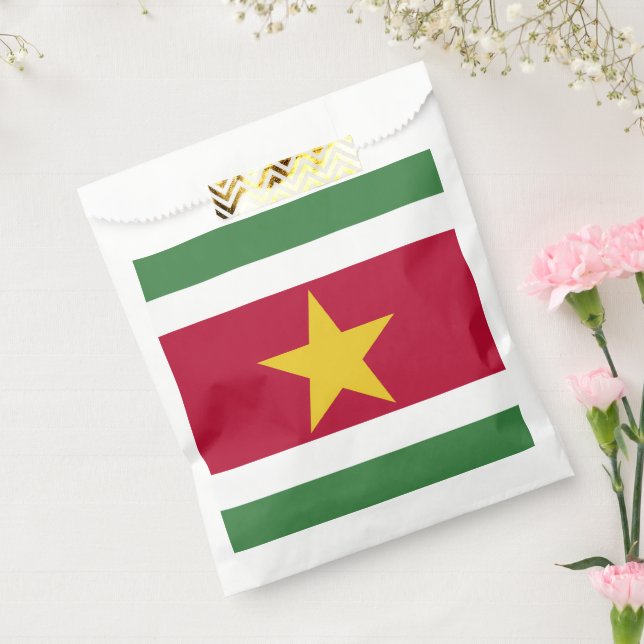 Bolsa De Papel Bandera de Surinam (Sellado)