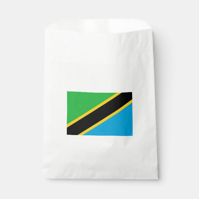 Bolsa De Papel Bandera de Tanzania (Anverso)