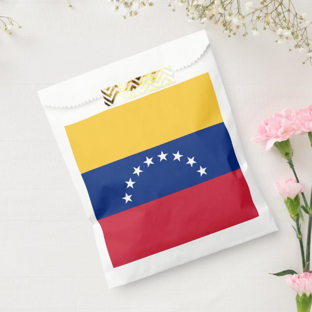Bolsa De Papel Bandera de Venezuela (Sellado)