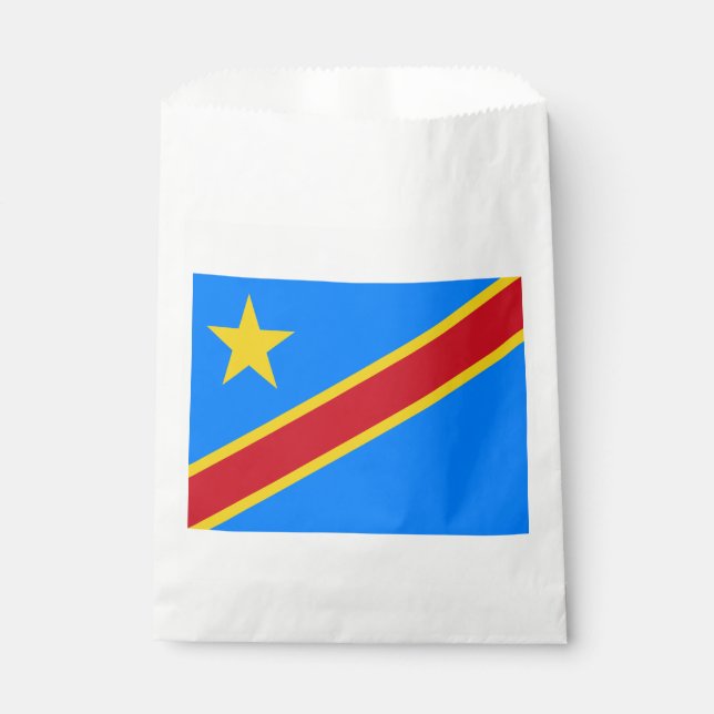 Bolsa De Papel Bandera del Congo Kinshasa (Anverso)