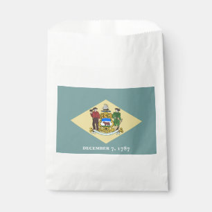 Bolsa De Papel Bandera del estado de Delaware
