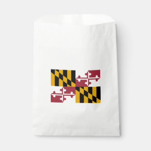 Bolsa De Papel Bandera del Estado de Maryland