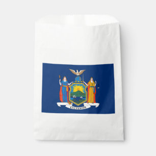 Bolsa De Papel Bandera del estado de Nueva York