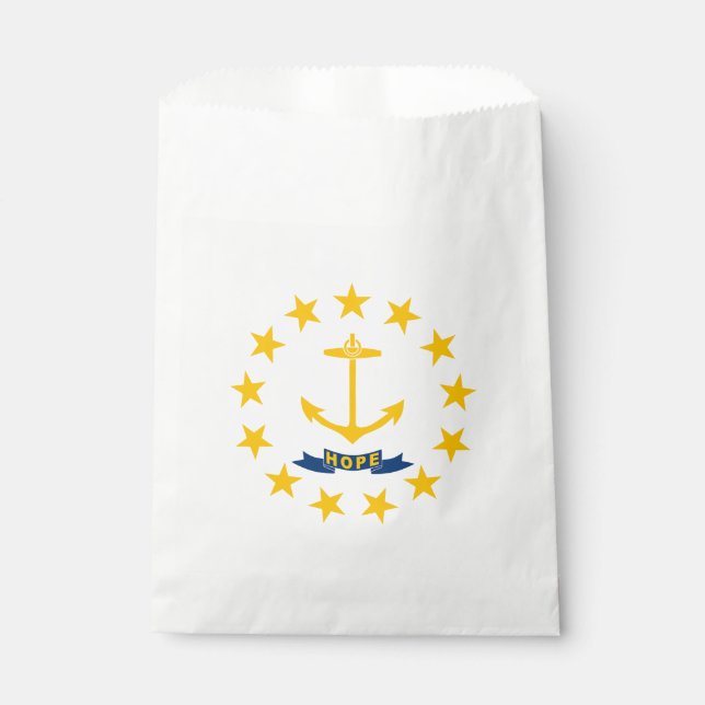 Bolsa De Papel Bandera del estado de Rhode Island (Anverso)