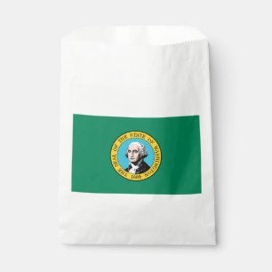 Bolsa De Papel Bandera del estado de Washington