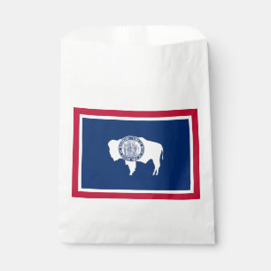 Bolsa De Papel Bandera del estado de Wyoming