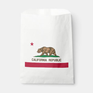 Bolsa De Papel Bandera del Oso de la República de California: Cal