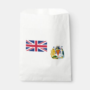 Bolsa De Papel Bandera del Territorio Antártico Británico