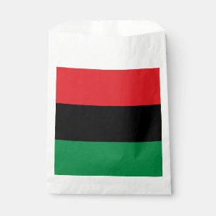 Bolsa De Papel Bandera Panafricana de la UNIA