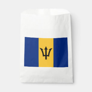 Bolsa De Papel Bandera Patriótica de Barbados