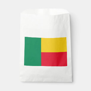Bolsa De Papel Bandera patriótica de Benín