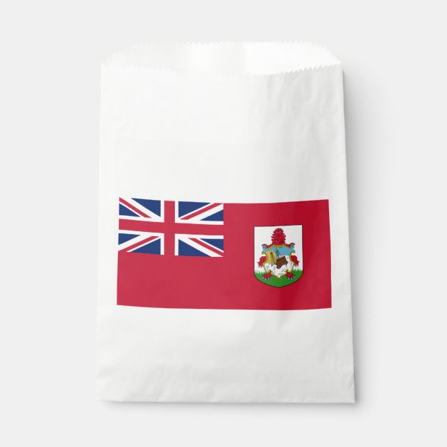 Bolsa De Papel Bandera patriótica de Bermudas (Anverso)