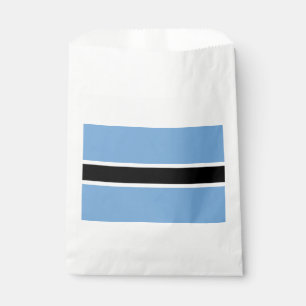 Bolsa De Papel Bandera patriótica de Botsuana