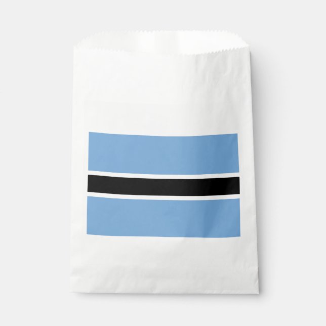 Bolsa De Papel Bandera patriótica de Botsuana (Anverso)