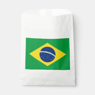Bolsa De Papel Bandera Patriótica de Brasil